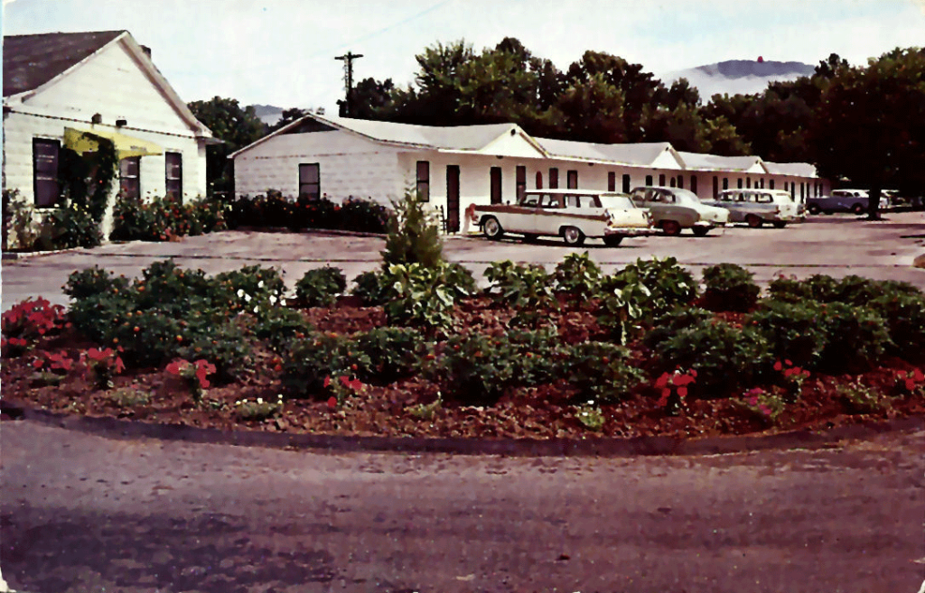 Vintage Postcard Dock's Motel circa 1950