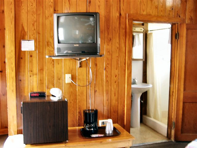 Basic Room includes: small refrigerator and coffee maker.