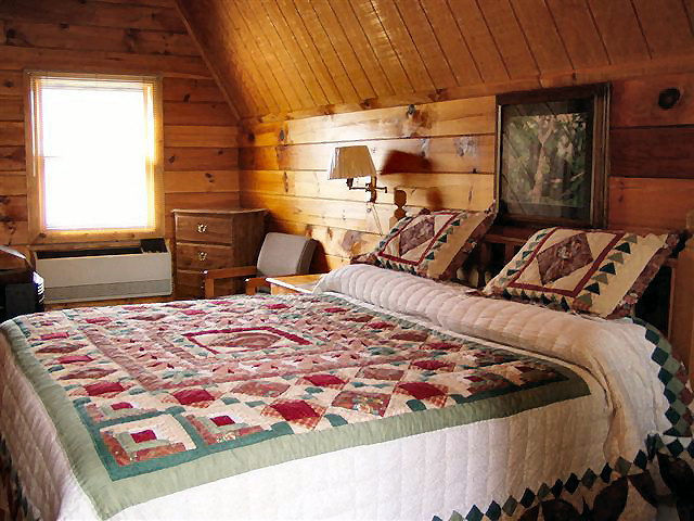 River Cabin: Non-smoking, one room, 16 x 18 with King bed.