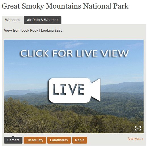 Look Rock Mountain Webcam CLICK for LIVE VIEW