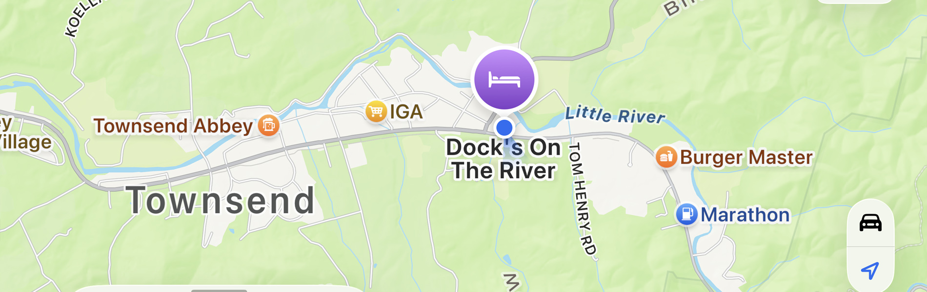 Directions to Dock’s On The River