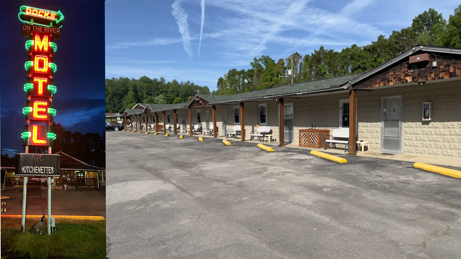Welcome to Dock’s On The River: Cabins & Motel in Townsend TN