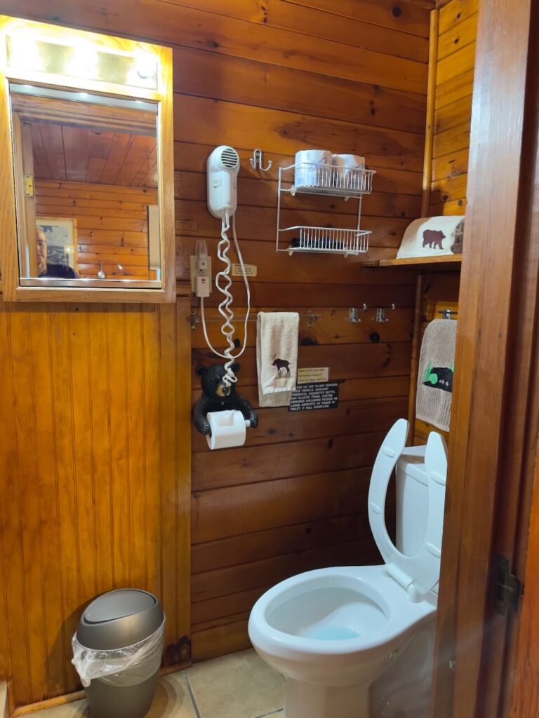 Room 1 bathroom toilet